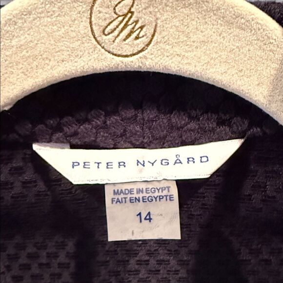 Peter Nygard Black Textured Vest size 14 - Picture 2 of 5